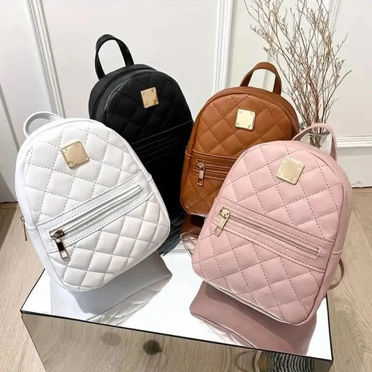 Backpack for Women PU Leather Multifunction Crossbody Bag Ladies Phone Pouch Pack Luxury Brand Shoulder Bag Messenger Bags