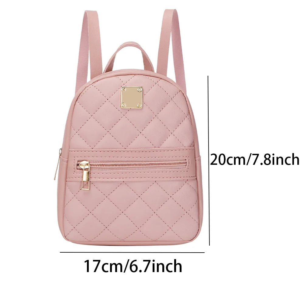 Backpack for Women PU Leather Multifunction Crossbody Bag Ladies Phone Pouch Pack Luxury Brand Shoulder Bag Messenger Bags