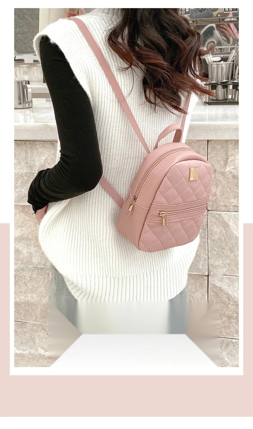 Backpack for Women PU Leather Multifunction Crossbody Bag Ladies Phone Pouch Pack Luxury Brand Shoulder Bag Messenger Bags