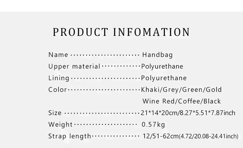 CH Large Capacity Tote Bag Elegant Temperament Women's Shoulder Bag Embossed Women's Crossbody Bag Letter Printing Design Ladies